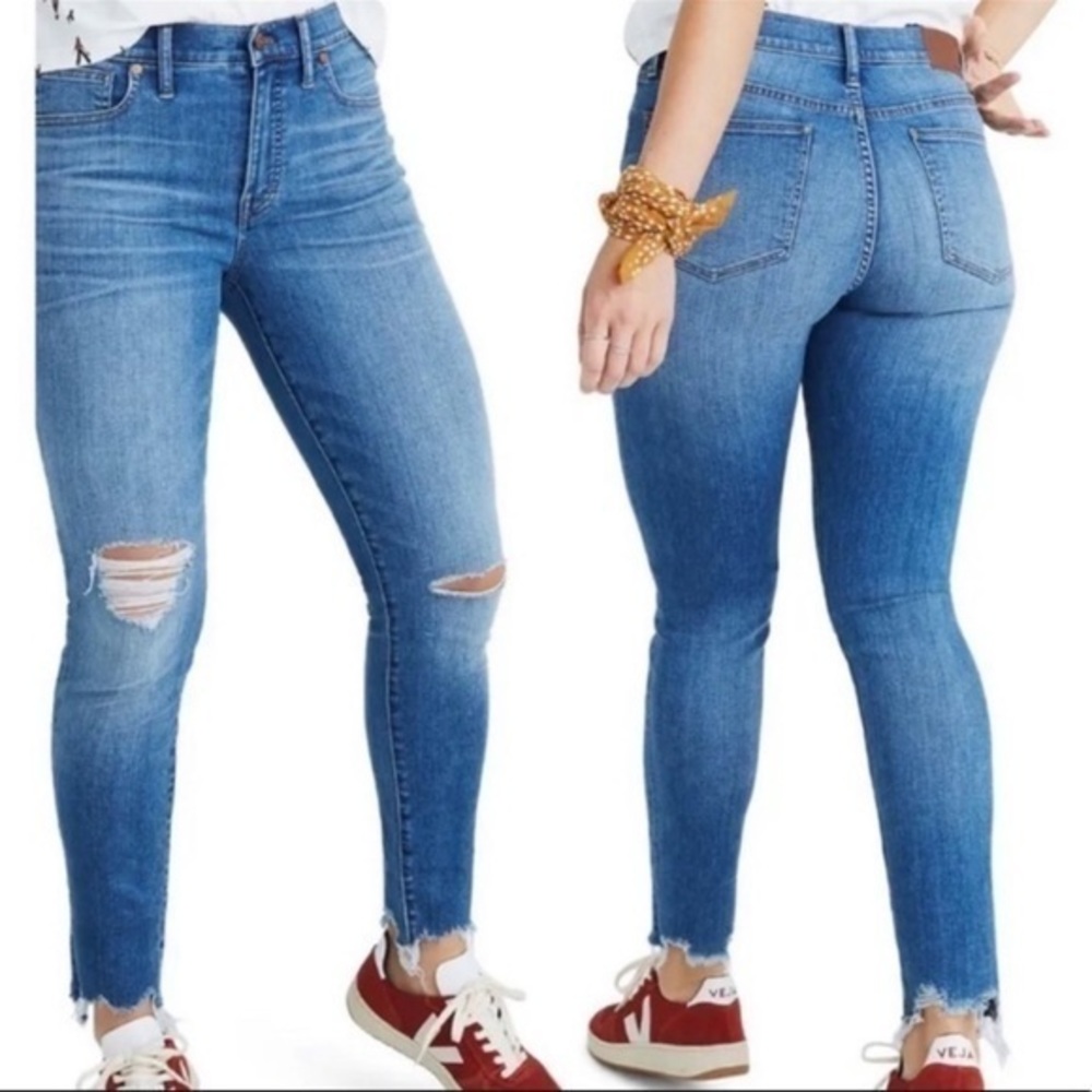 Madewell 9” High Rise Skinny Jeans Size 30P